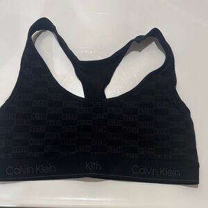 Calvin Klein x KITH Black Patterned Bralette